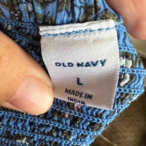 Old‎ Navy Smocked Peplum Top, Cottagecore Coquette Y2K Fairycore Large - Picture 6 of 6